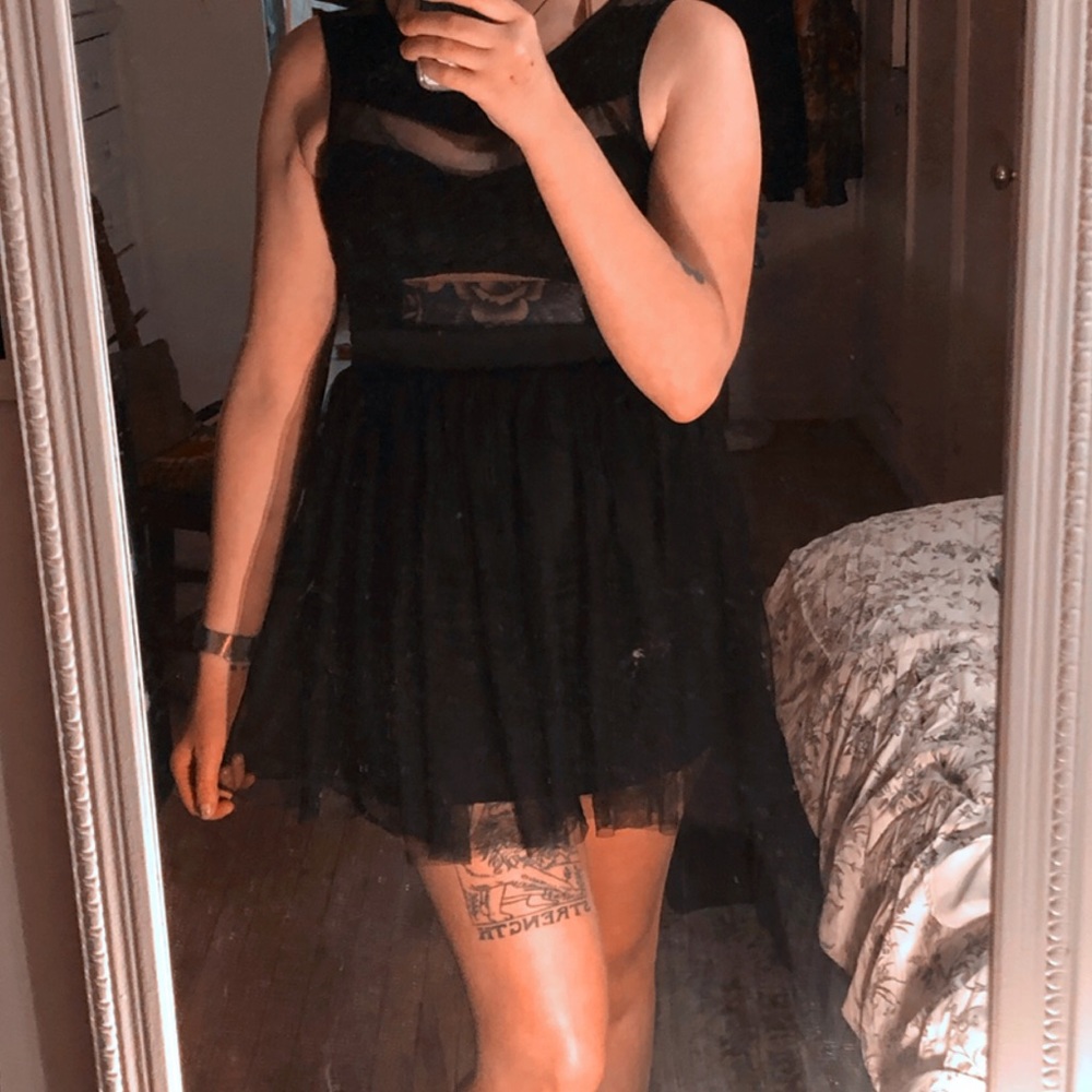 Black party dress